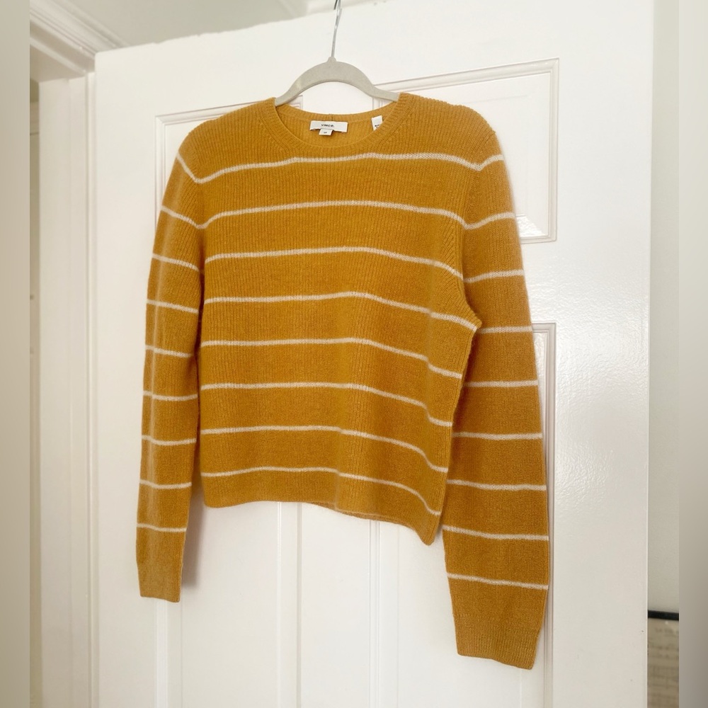 Vince. Mohair Blend Stripe Sweater